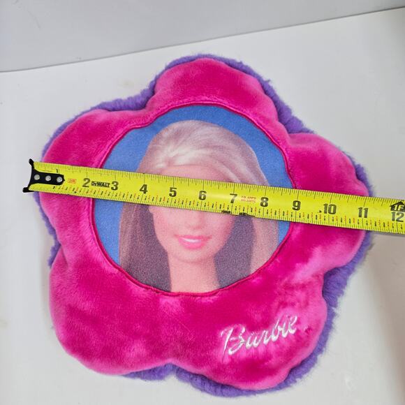 Y2K Vintage Mattel Barbie PIllow Pink Purple Rare - Picture 4 of 6